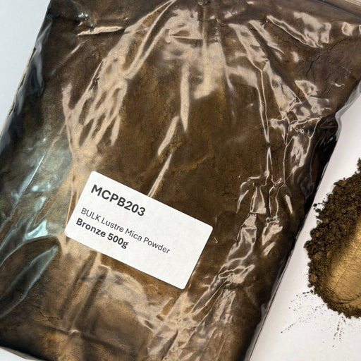 Bronze BULK Lustre Mica Powder 500g bag - Harry & Wilma