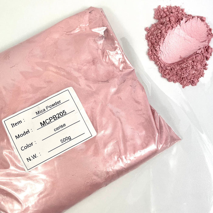 Cerise BULK Lustre Mica Powder 500g bag - Harry & Wilma