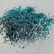 Chameleon Aurora Glitter 42g Pale Blue Turq Silver - Harry & Wilma