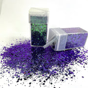 Chameleon Aurora Glitter 42g Purple Black - Harry & Wilma