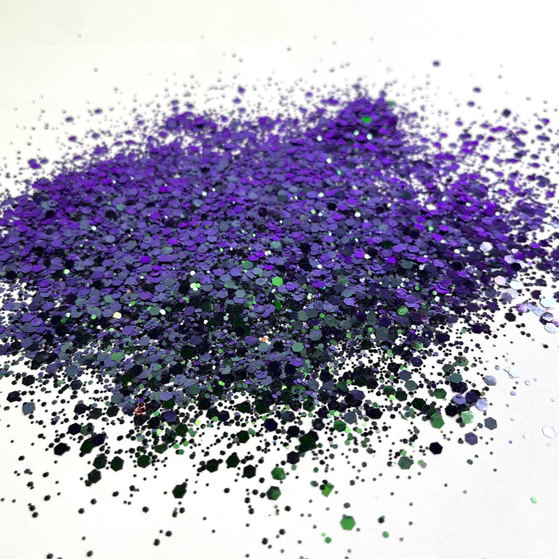 Chameleon Aurora Glitter 42g Purple Black - Harry & Wilma