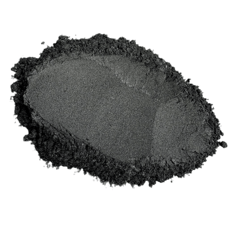 Charcoal Black - Lustre Mica Powder 50ml jar - Harry & Wilma