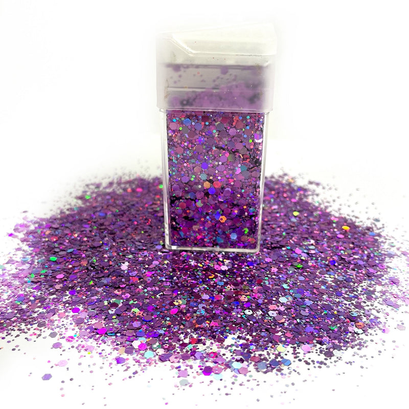 Chunky Glitter 42g Luscious Lavender - Harry & Wilma