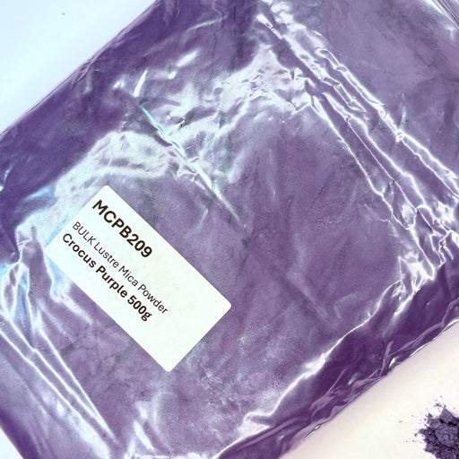 Crocus Purple BULK Lustre Mica Powder 500g bag - Harry & Wilma