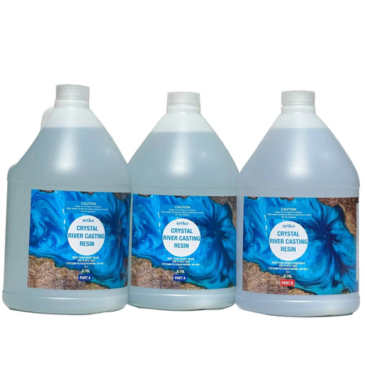 Crystal River Deep Pour Epoxy Resin 2:1 11.4 litre kit - Harry & Wilma