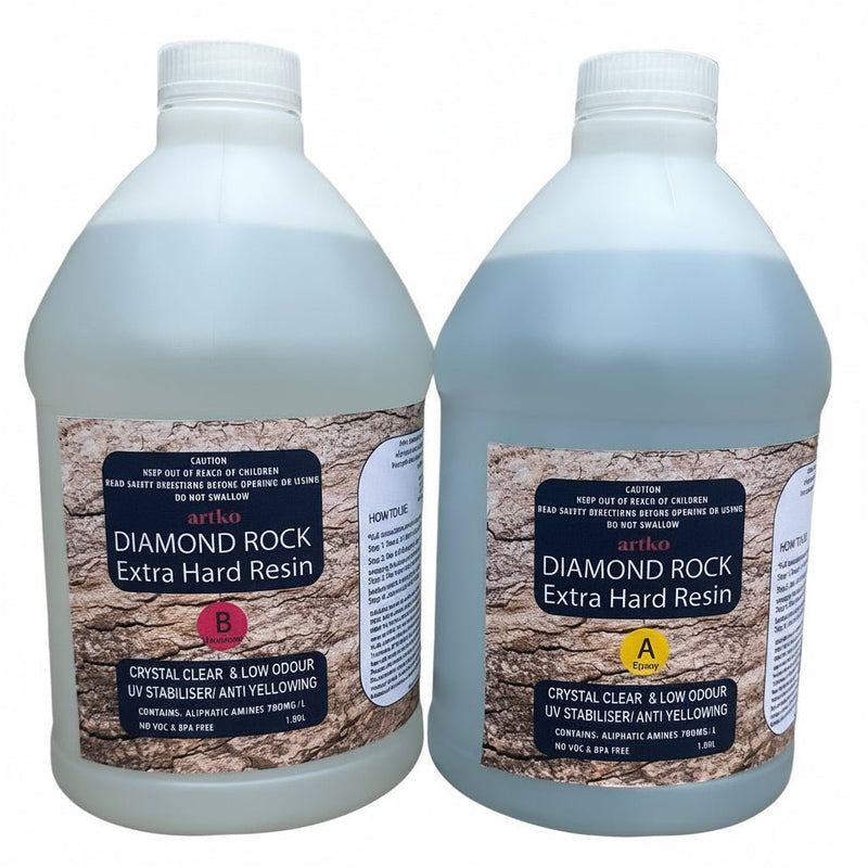 Diamond Rock Extra Hard Epoxy Resin 3.78 litre - Harry & Wilma