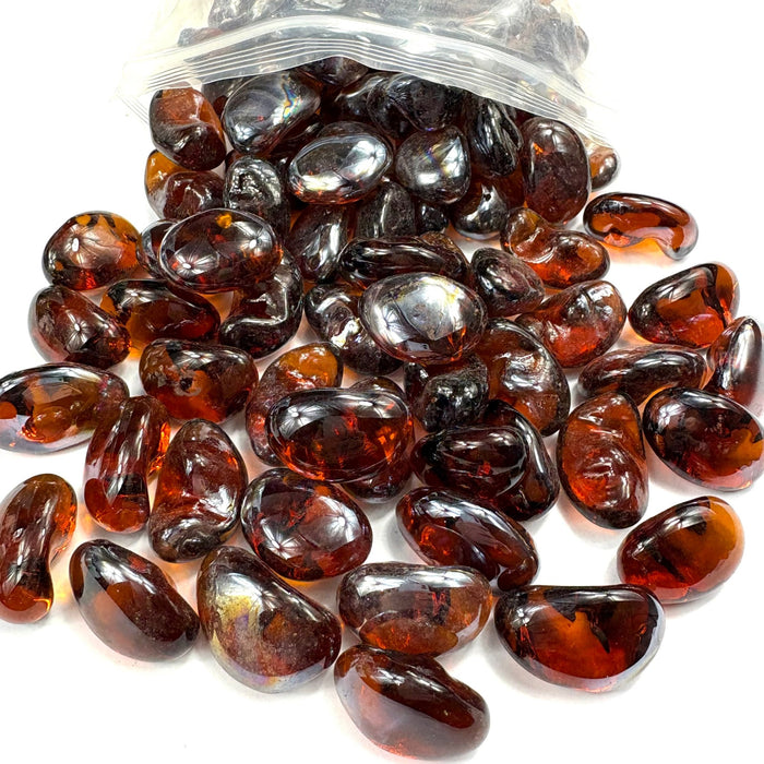 Fire Glass 1kg bag - 20mm Irregular Amber - Harry & Wilma