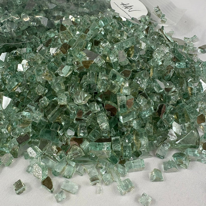 Fire Glass 1kg bag - Forest Green 1/4" - Harry & Wilma