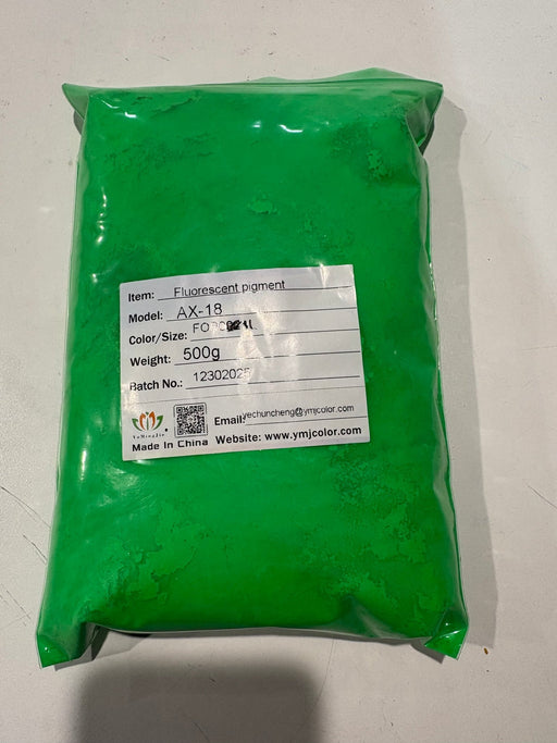 Fluorescent Powder BULK - Acid Green 500g - Harry & Wilma