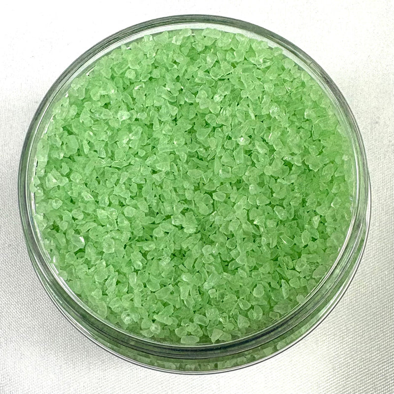 Glass Art Shards 90g Jar - Opaque Matte Fine Minty - Harry & Wilma