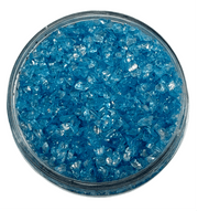 Glass Art Shards 90g Jar - Sparkle Glass Cerulean - Harry & Wilma