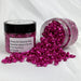 Glass Art Shards 90g Jar - Sparkle Glass Chunky Hot Hot Pink
