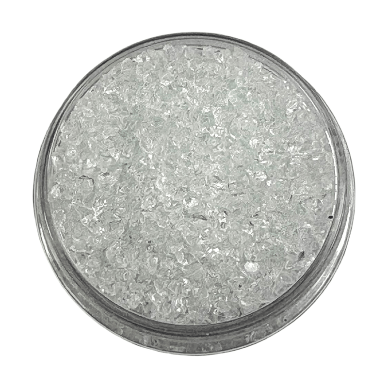 Glass Art Shards 90g Jar - Sparkle Glass Fine Clear Shimmer - Harry & Wilma