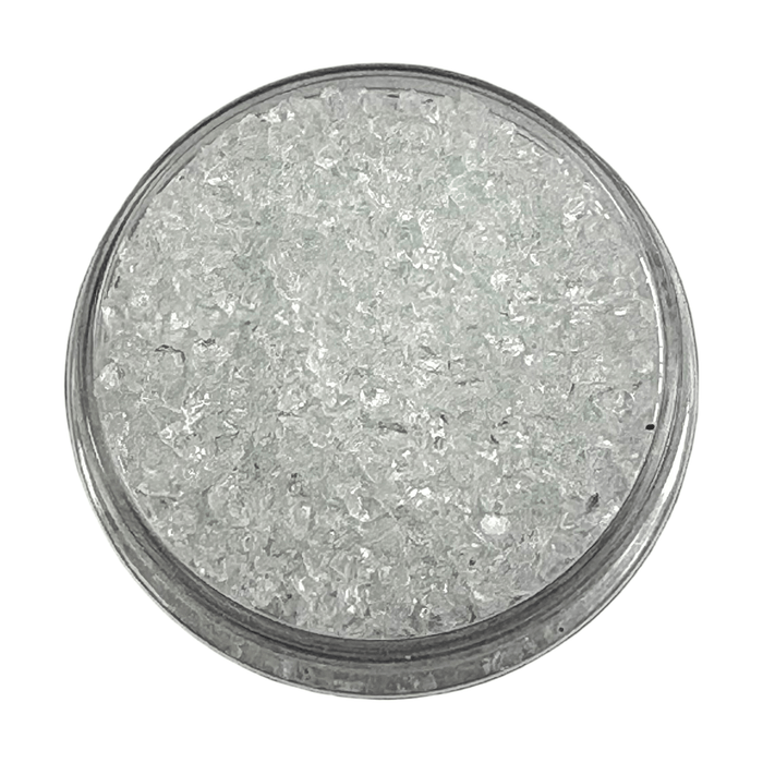 Glass Art Shards 90g Jar - Sparkle Glass Fine Clear Shimmer - Harry & Wilma