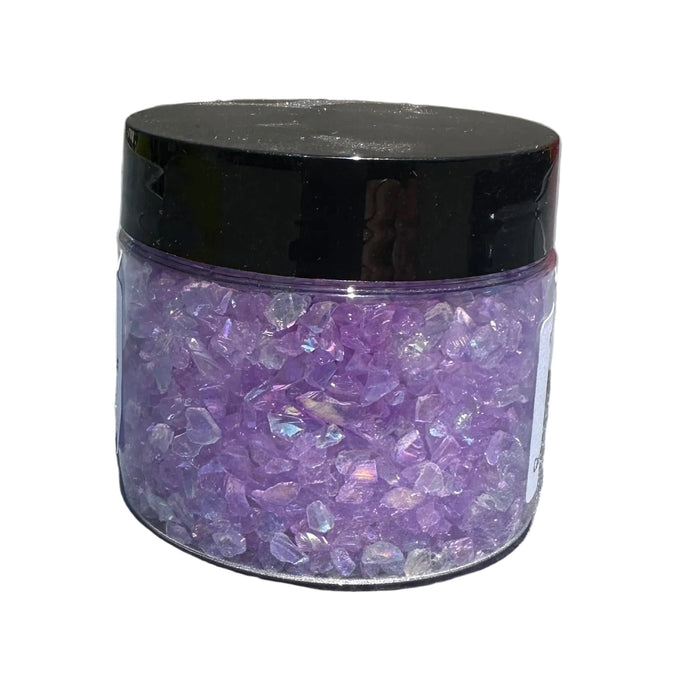 Glass Art Shards 90g Jar - Sparkle Glass Lavender Lights - Harry & Wilma