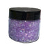Glass Art Shards 90g Jar - Sparkle Glass Lavender Lights