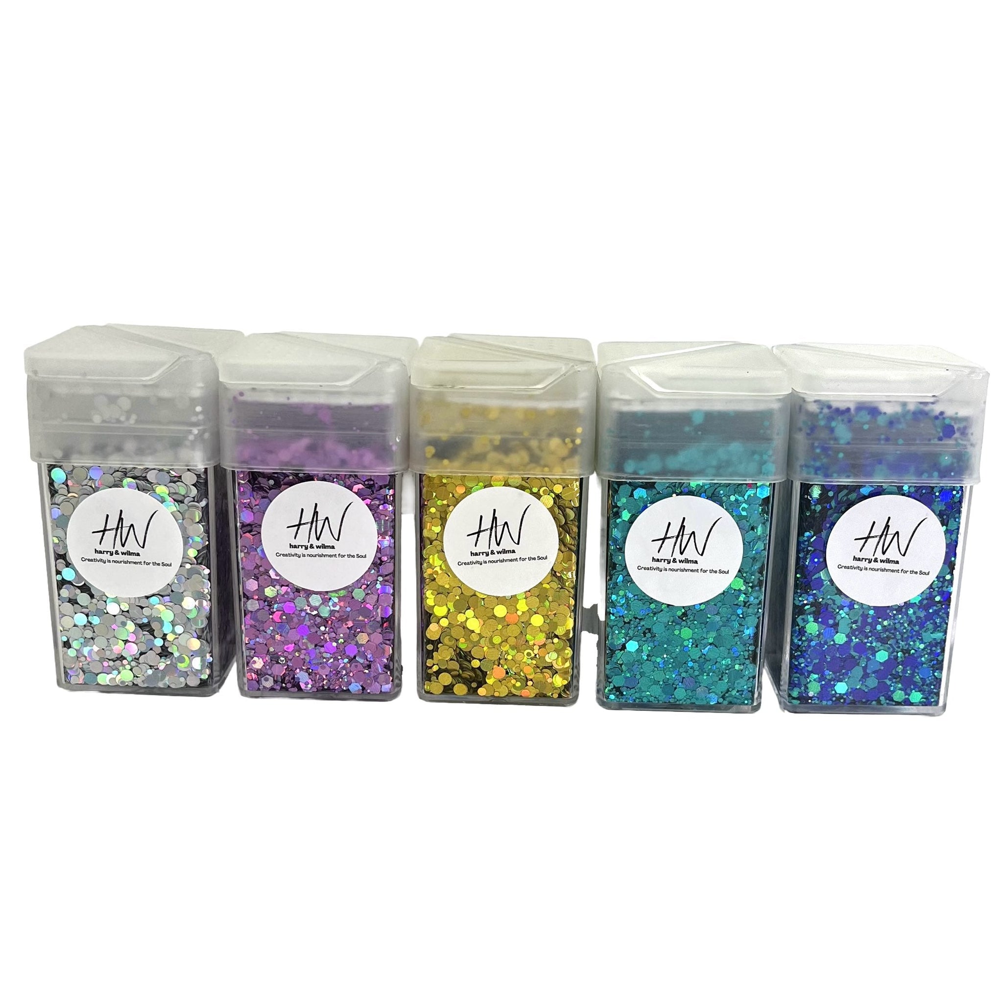 Glitter Bundle Chunky Glitz 5 Jars — Harry & Wilma