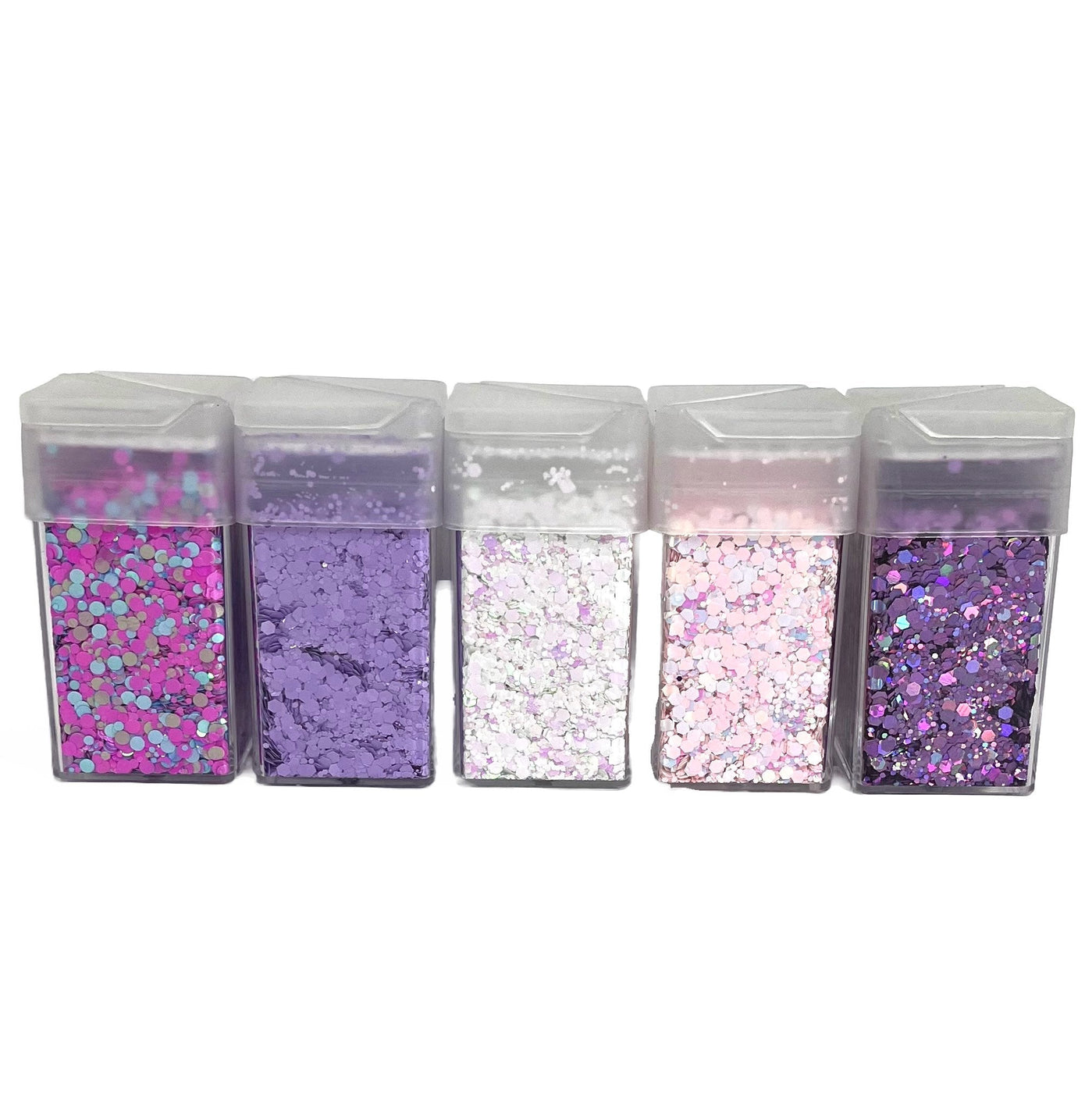 Glitter Bundle - Pink and Lavender 5 Jars — Harry & Wilma