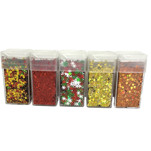 Glitter Bundle - Santa's Surprise 5 Jars - Harry & Wilma