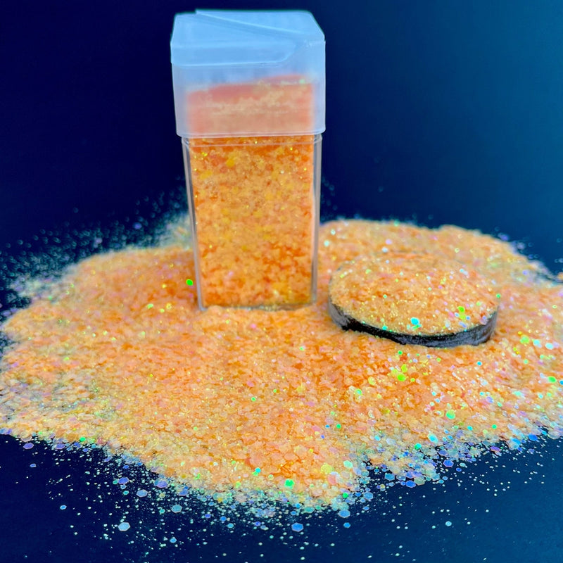 Glow in the Dark Glitter Orange Lights 42g - Harry & Wilma