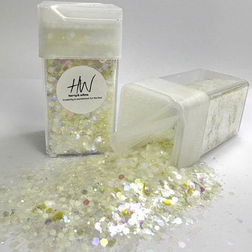 Glow in the dark glitter - White 42g - Harry & Wilma