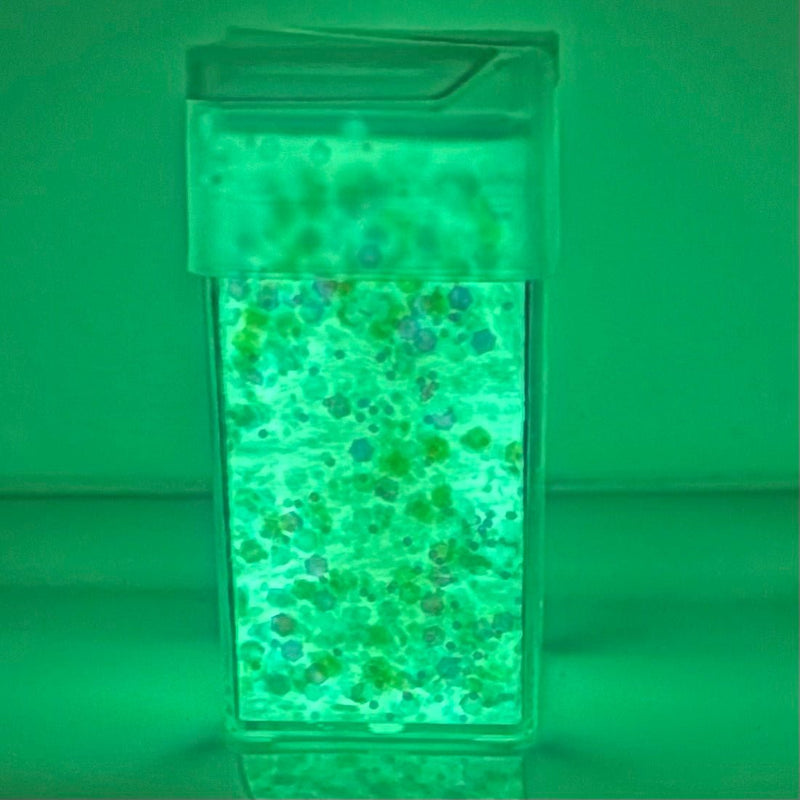 Glow in the dark glitter - White 42g - Harry & Wilma