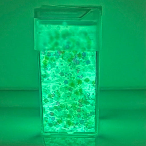 Glow in the dark glitter - White 42g - Harry & Wilma