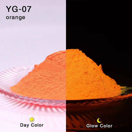 Glow In The Dark Powder 40g - Orange - Harry & Wilma