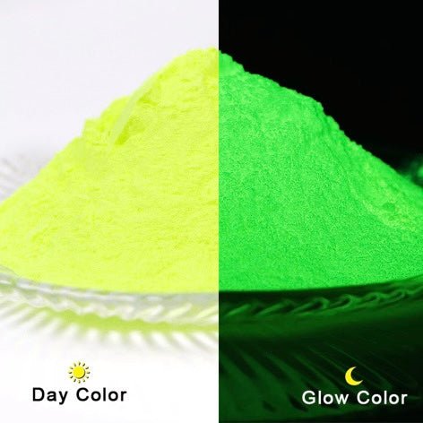 Glow In The Dark Powder BULK 500g - Lemon to Green - Harry & Wilma