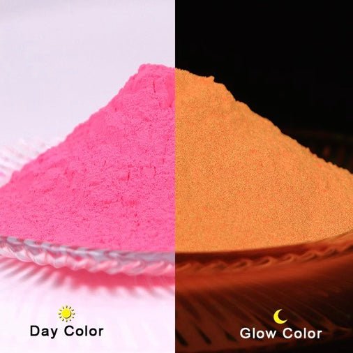 Glow In The Dark Powder BULK 500g - Pink to Orange - Harry & Wilma