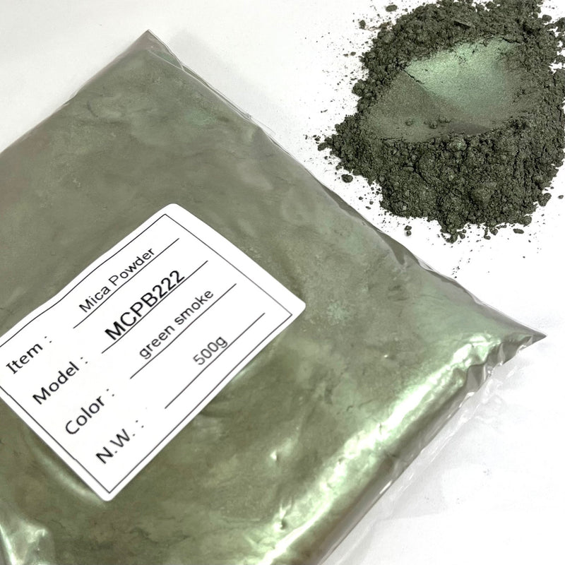Green Smoke BULK Lustre Mica Powder 500g bag - Harry & Wilma