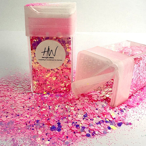 High Sparkle glitter - Baby Pink 42g - Harry & Wilma