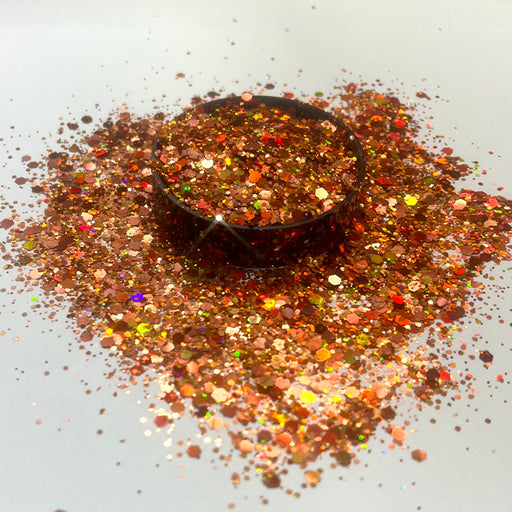 Super Sparkle Extreme Holographic Glitter 20g - Copper Rust
