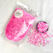 Glitter Irregular Flakes 50g - Iridescent Pink