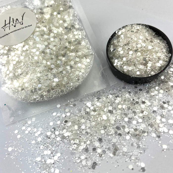 Super Sparkle Extreme Holographic Glitter 20g - Crystal Waterfall