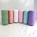 3mm Soft Pastel Macrame Rope Bundle 6 Rolls