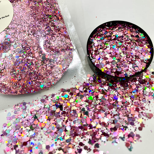 Super Sparkle Extreme Holographic Glitter 20g - Pretty in Pink
