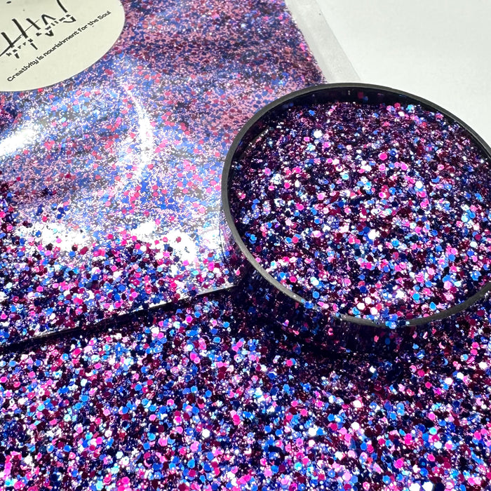 Super Sparkle Extreme Holographic Glitter 20g - Passion Pink and Blue Pixie