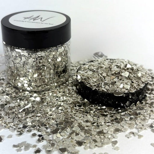 Irregular Art Shards 80g Jar - Silver - Harry & Wilma