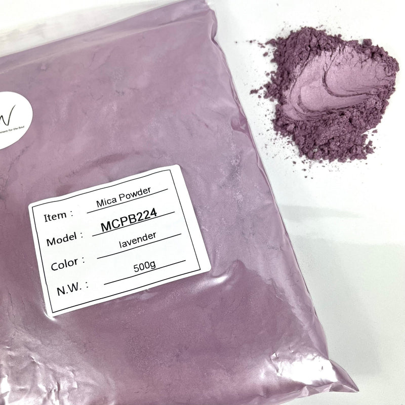 Lavender BULK Lustre Mica Powder 500g bag - Harry & Wilma