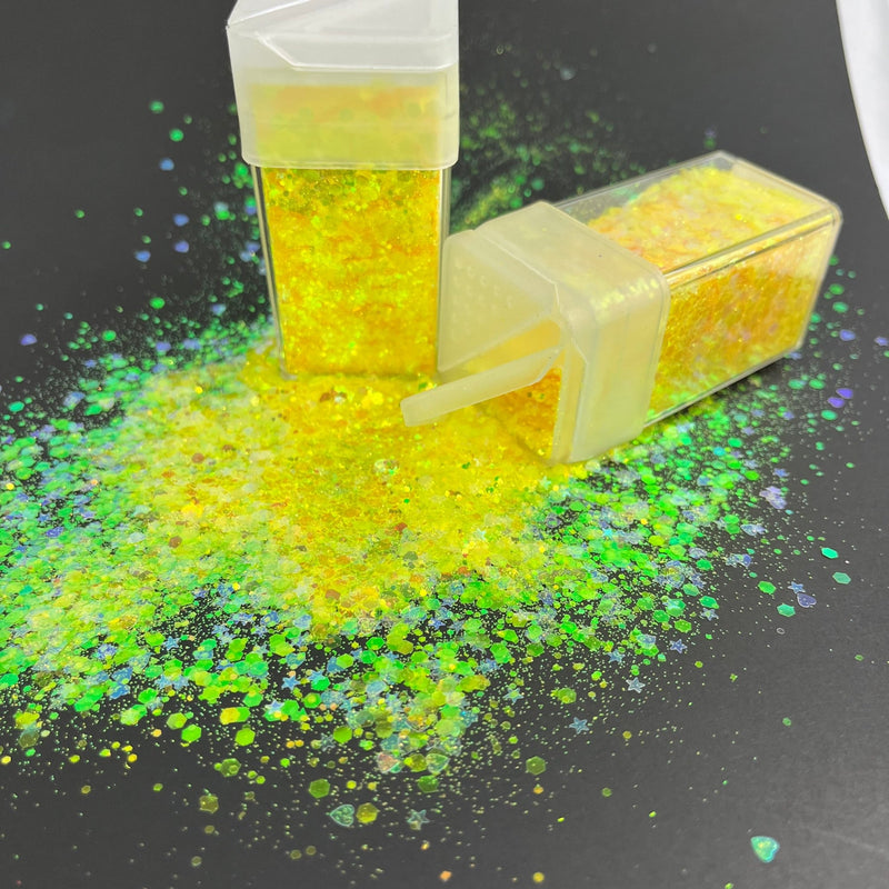 Luxe Pastels Glitter Luscious Lemon 42g - Harry & Wilma