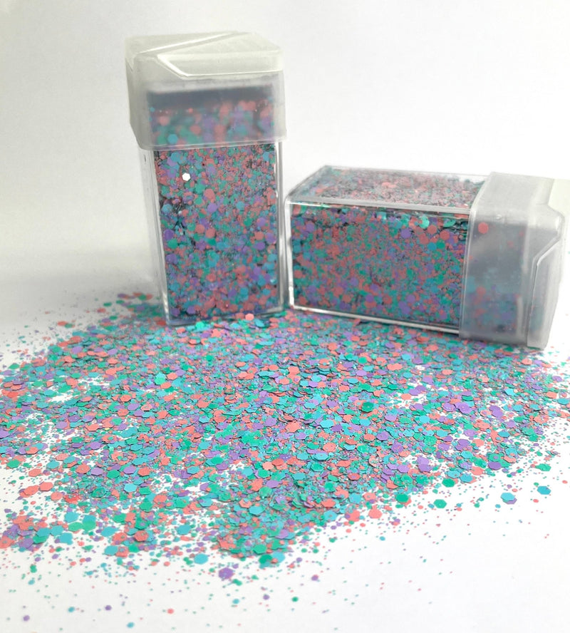 Matte Pastels Mixes Glitter Peaches & Cream - Harry & Wilma