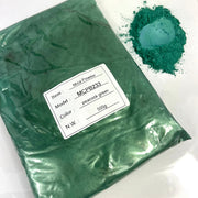 Peacock Green BULK Lustre Mica Powder 500g bag - Harry & Wilma