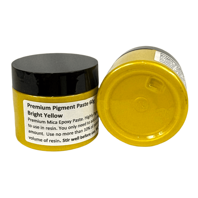 Premium Lustre Pigment Paste Mica 60g - Bright Yellow - Harry & Wilma