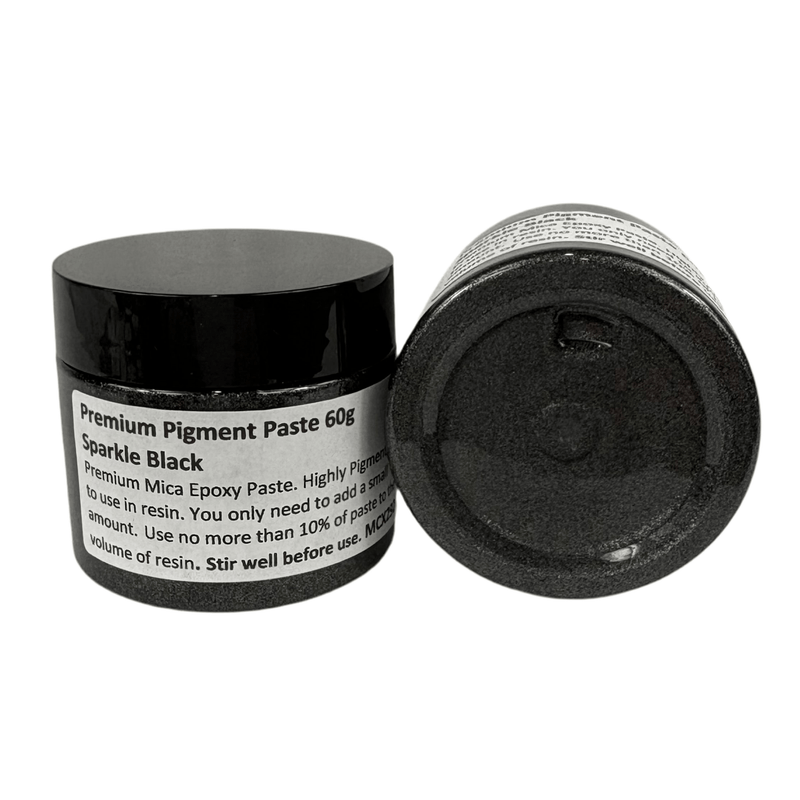 Premium Lustre Pigment Paste Mica 60g - Sparkle Black - Harry & Wilma