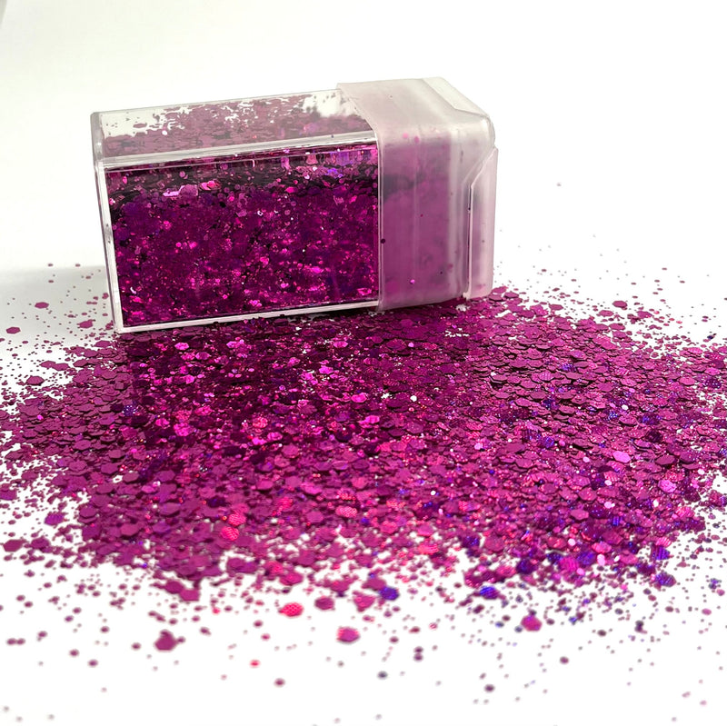 Prism Party Glitter Shocking Pink - Harry & Wilma
