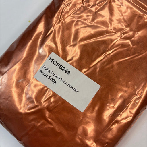Rust BULK Lustre Mica Powder 500g bag - Harry & Wilma