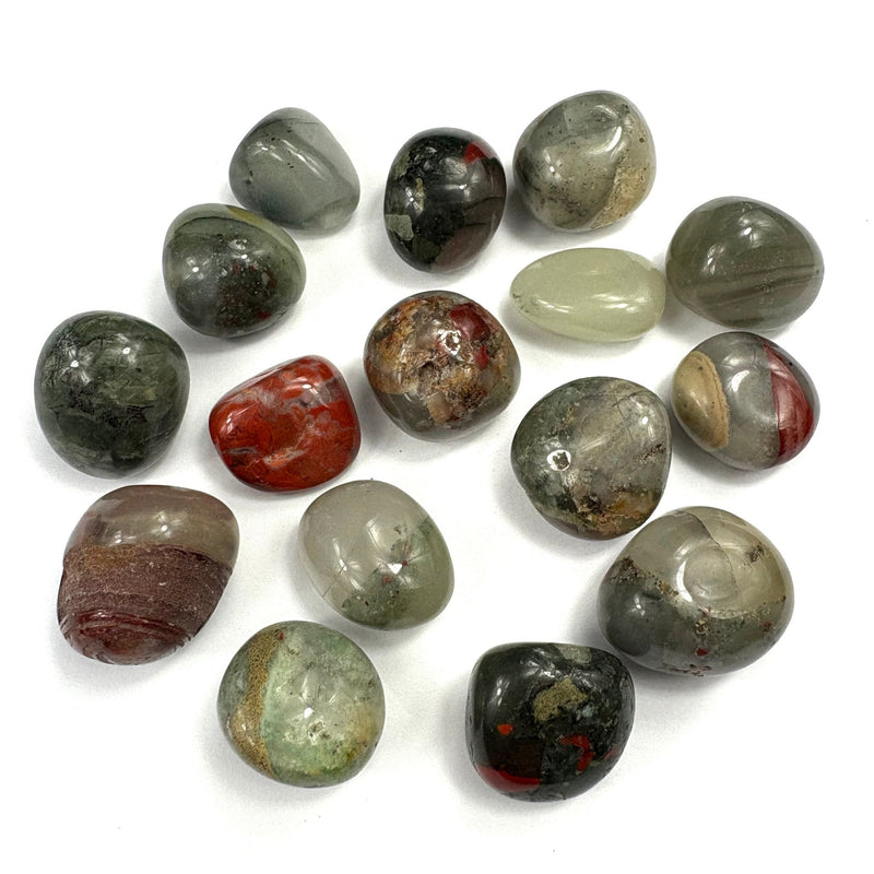 Semi Precious Polished Stone 250g - Blood Stone - Harry & Wilma