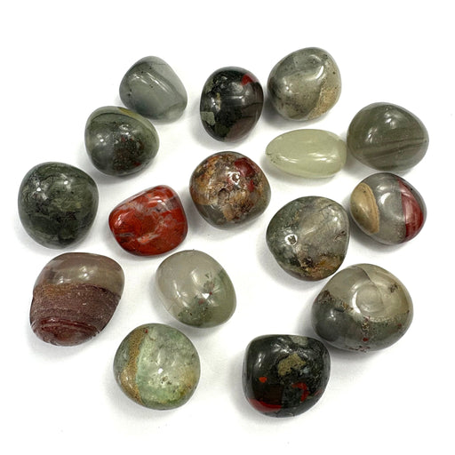 Semi Precious Polished Stone 250g - Blood Stone - Harry & Wilma