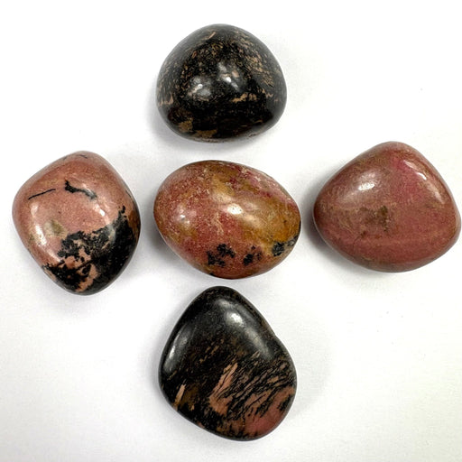 Semi Precious Polished Stone 250g - rhodonite - Harry & Wilma
